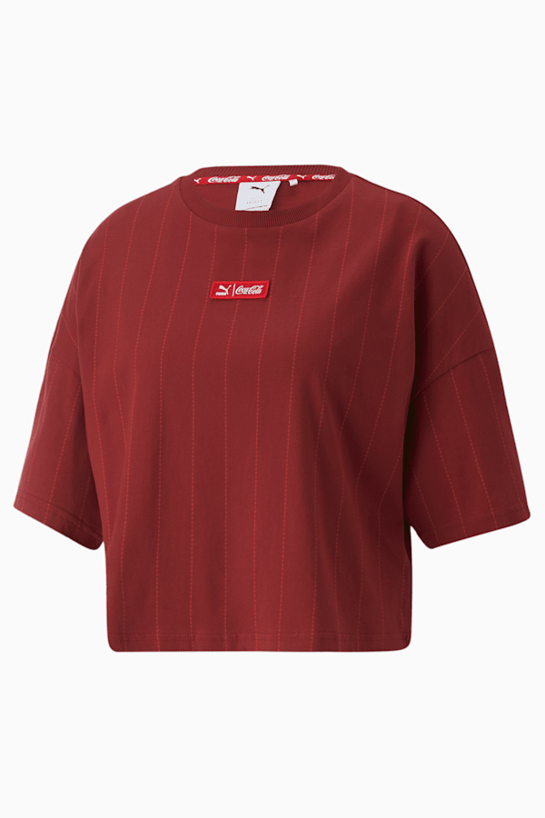 T-shirt PUMA x COCA-COLA imprimé sur toute la surface Femme, Intense Red, extralarge